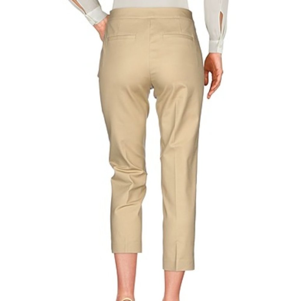 MICHAEL Michael Kors Crop Khaki Twill Pants Women's Size 10 Like New